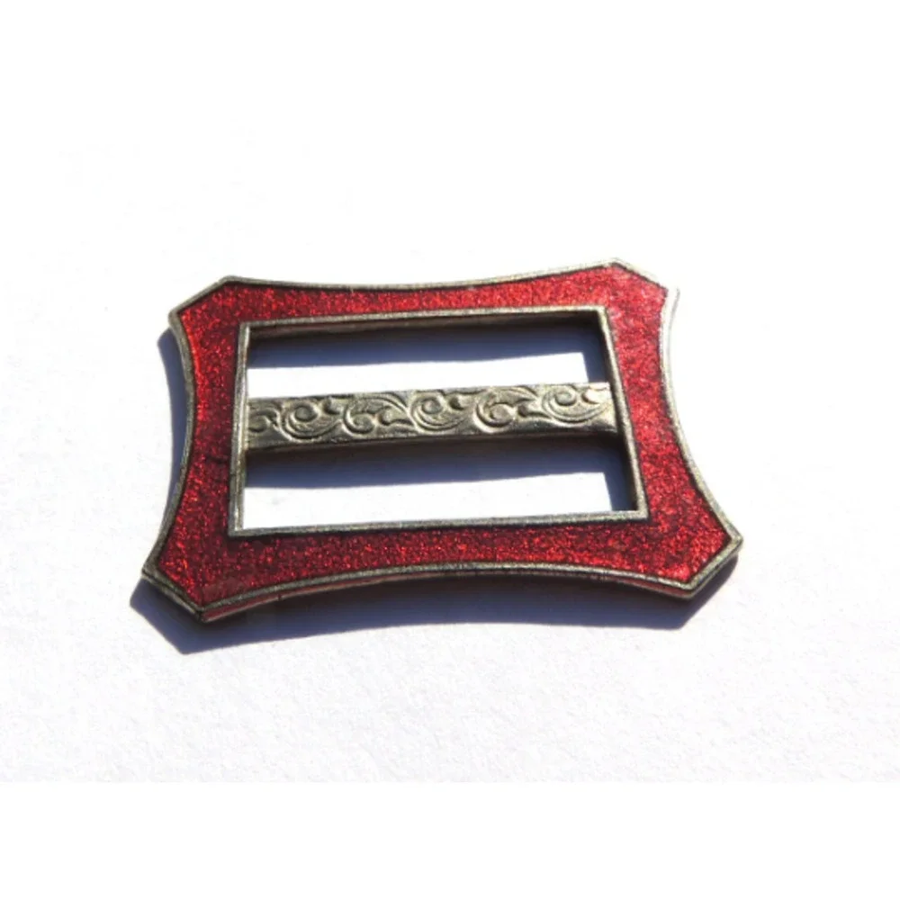 Art Deco Sash Belt Buckle Scarf‎ Slide Art Deco Accessory acc-